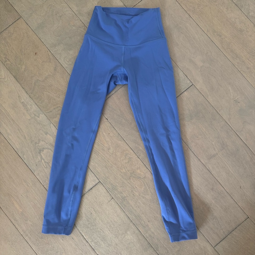{Lululemon} Wunder Train High-Rise Crop 23" Legging in Wild Indigo - Womens 2